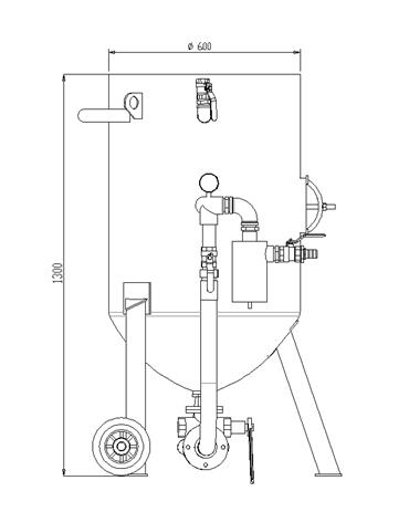 TS-600-1噴砂機分解圖1 TS-600-1噴砂機分解圖1