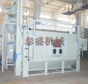 塑料挤出螺杆清理自动喷砂机